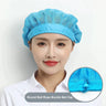 Black Adjustable Food Service Net Hat Kitchen Work Hats Canteen Restaurant Cook Caps Bakery Baking Workshop Breathable Work Cap