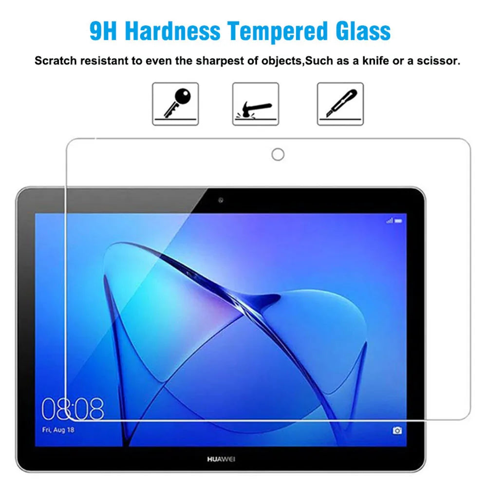 2Pcs Tempered Glass Tablet Screen Protector for Huawei MediaPad 10.4 Pro 10.8 T3 T5 T8 T10 T10S M5 M6