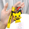 Pokemon Keychain Anime Figures Pikachu Cartoon Key Chain Charmander Psyduck Fashion Bag Keyring Pendant Accessories Toy Kid Gift