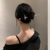 New Retro Sword Hairpin Hair Jewelry Chinese Simple Punk Metal Hair Sticks Women DIY Hairstyle Headwear Design Tools Accessories