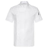 Unisex Men Women Breathable Chef Jacket Cooking Coats Short Sleeve Canteen Work Chef Coat Hotel Restaurant Work Uniforms Tops