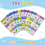 Baby Early Educational Learning English Talking Flash Card Words Reading Machine Audio Electronic Language Toy for Toddler Kid