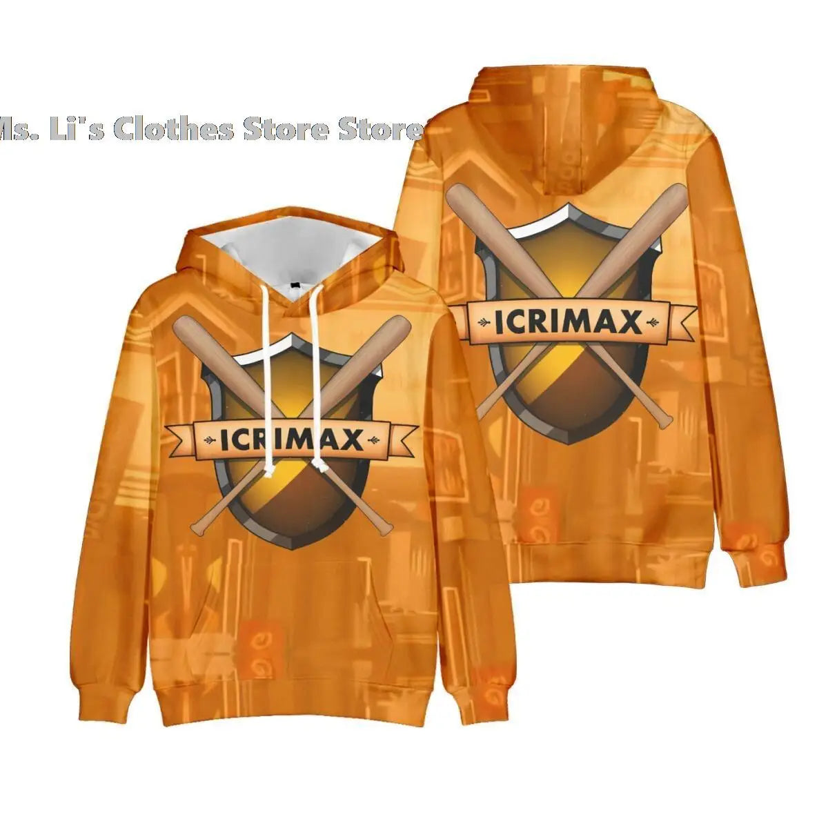 Icrimax Merch Hoodie Sweatshirts Unisex Pullover Hip Hop Streetwear Teenage Hoodies Hot Sale Kids Clothes 2022 Outwear