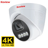 4K 8MP POE IP Camera Audio H.265 Onvif Wide Angle 2.8mm AI Color Night Vision Home CCTV Video Surveillance Security