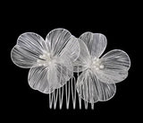 Flower Wedding Hair Accessories Hairband Bride Tiaras For Women Birthday Party Metal Flower Headband Elegant Crowns Hair Jewelry