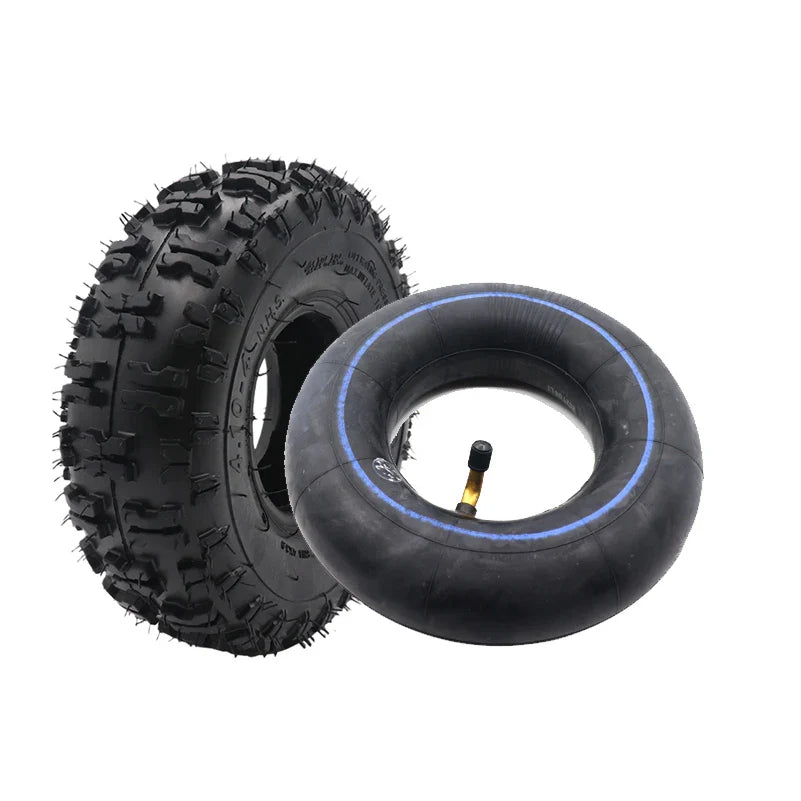 High performance 4.10/3.50-4 410/350-4 ATV Quad Go Kart 47cc 49cc Chunky 4.10-4 Tire inner tube Fit All Models 3.50-4 4" tire