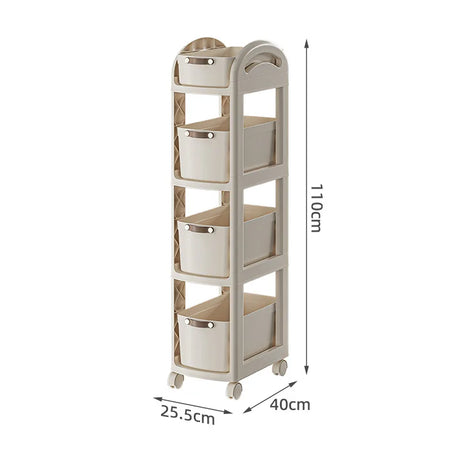 Movable Storage Trolley Kitchen Wheels Rack Small Mobile Trolley Kitchen Bathroom Snacks Moveis De Cozinha Restaurant Furiture