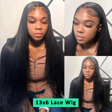 13x4 Transparent Lace Frontal Wig 250 Density 30 Inch Straight Lace Front Wigs 13x6 HD Human Hair Lace Frontal Wig For Women