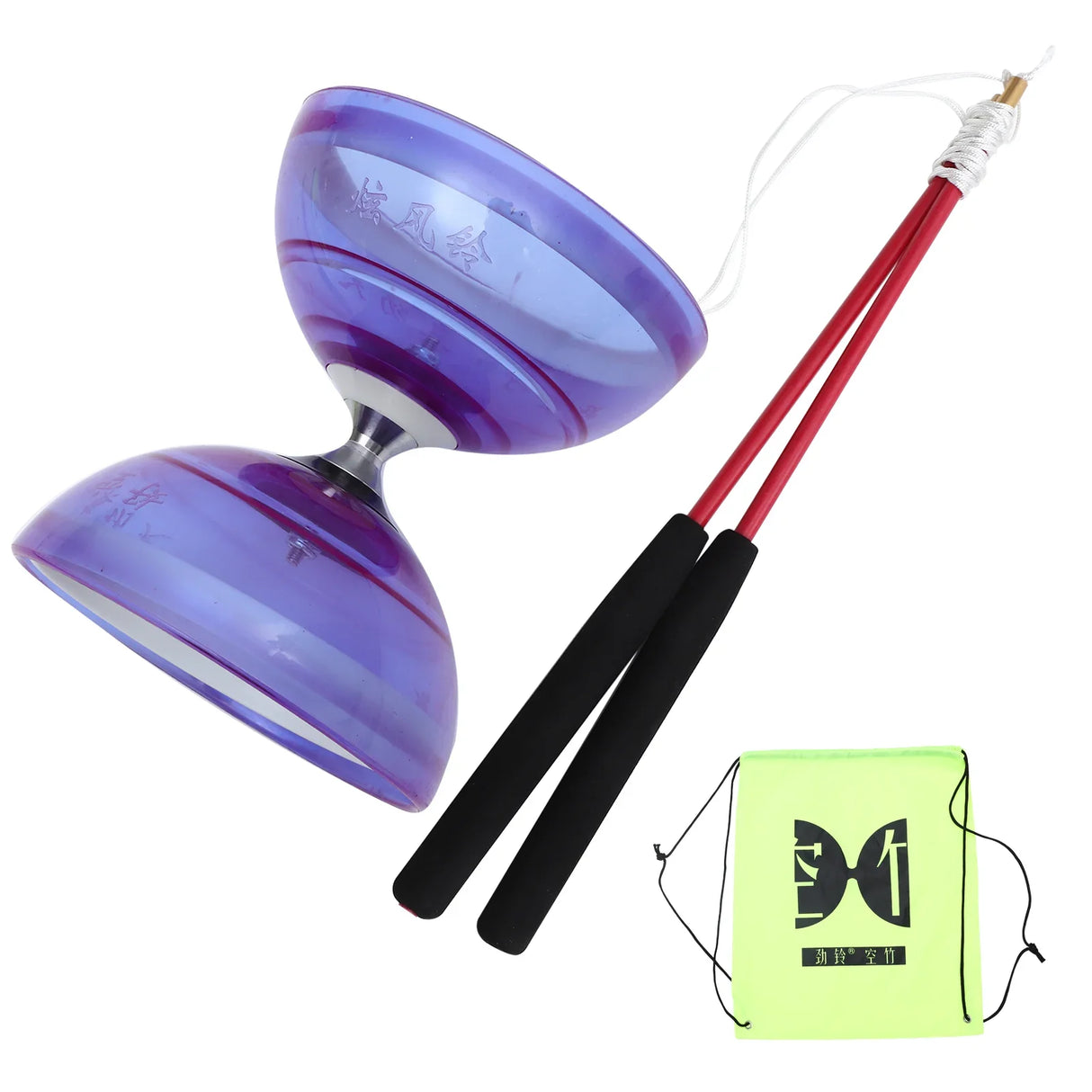 Soft Rubber Diabolo Elder Outdoor Toys Toddler Yoyo Juggling Trick Tpu Professional Devils