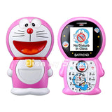 Kawaii Bandai Doraemon Action Toy Figures Model Mobile Phone Cartoon Cute Student Mobile Phone Girl Gift Animation Derivatives