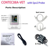 CONTEC08a Vet Animal Blood Pressure Detector Can Be Equipped With Blood Oxygen Function Probe And Cuff Of Various Sizes