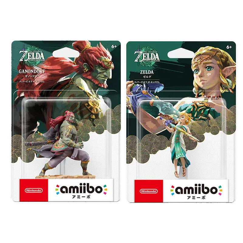 Original The Legend Of Zelda Tears Of The Kingdom Amiibo 8cm Link Anime Figure TotK Action Figurine Statue Model Toys Dolls Gift