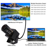 ELP 4K HDMI USB Camera H.264 MJPEG 30fps Ultra HD 3840x2160 2X Digital Zoom Webcam with 3.6-10MM Varifocal Lens