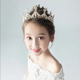 Kids Girls Crystal Tiaras and Crown Headbands Bridal Ball Princess Crown Wedding Party Accessories Hair Accessories