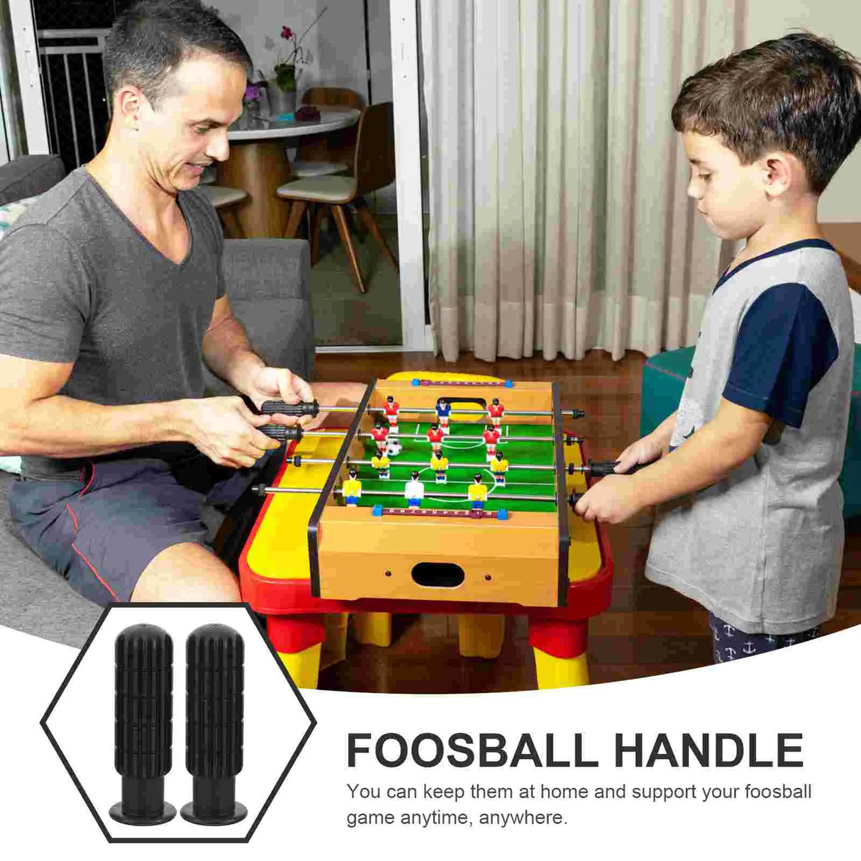 Football Machine Foosball Handle Soccer Balls Table Handles Pvc Material Accessories