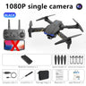 New Mini drone E99 4K WIFI HD camera FPV Foldable RC Aerial Photography quadcopter Toy Helicopter holiday gift for kids