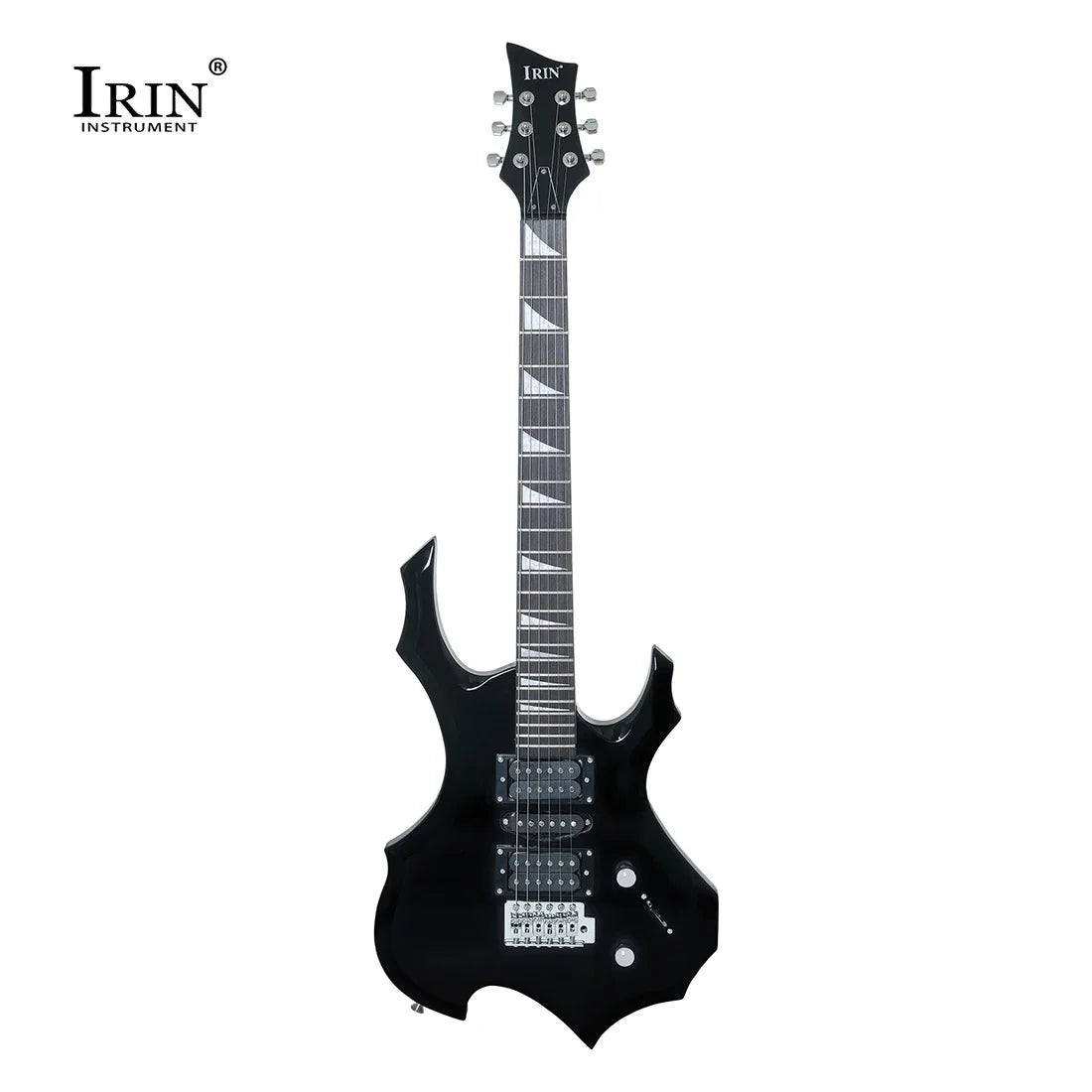 IRIN Electric Guitar 6 String 24 Frets Flame Electric Guitar Rosewood Fingerboard Maple Neck A Manchurian Ash Electric Guitar