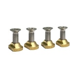 4PCS Foil Mount Size M8 Hydrofoil Screw Mounting T-Nuts for All Hydrofoil Tracks Surfing Outdoor Accessories