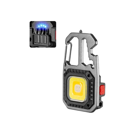 Mini LED Flashlight Portable Work Light Pocket Keychains Flashlight USB Rechargeable For Outdoor Camping Small Lights