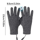 Motorcycles Electric Heated Gloves Polyester Touch screen Thermal Gloves USB Rechargeable Warm Gloves For Motorcycle Accessories