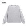 10.6oz 300gsm Cotton Pullover Sweater Men Solid Color Long Sleeve Round Neck Hoodless T-shirt Spring Autumn Coat Women