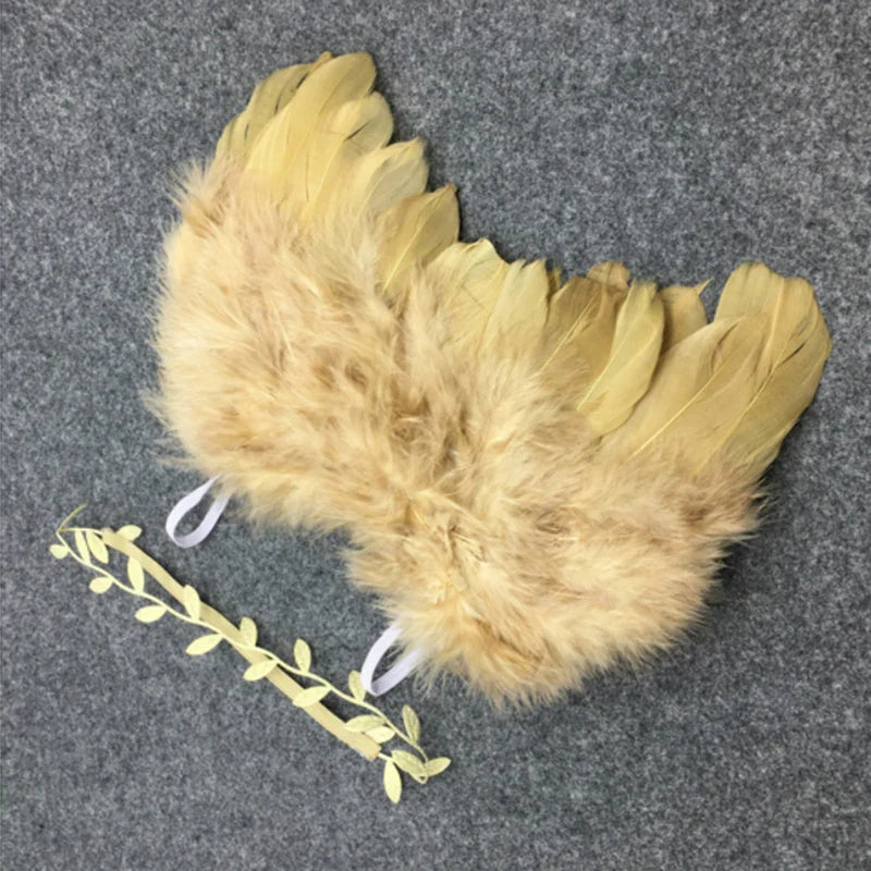 Newborn Photography Accessories Wing Baby Photo Props Handmade Costumes For Infants Fotografia Crochet Costumes For Baby New