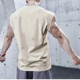 NEW Bodybuilding Sports Tank Tops Men Gyms Fitness Workout Sleeveless Shirt Male Summer Loose Undershirt Running men Vest