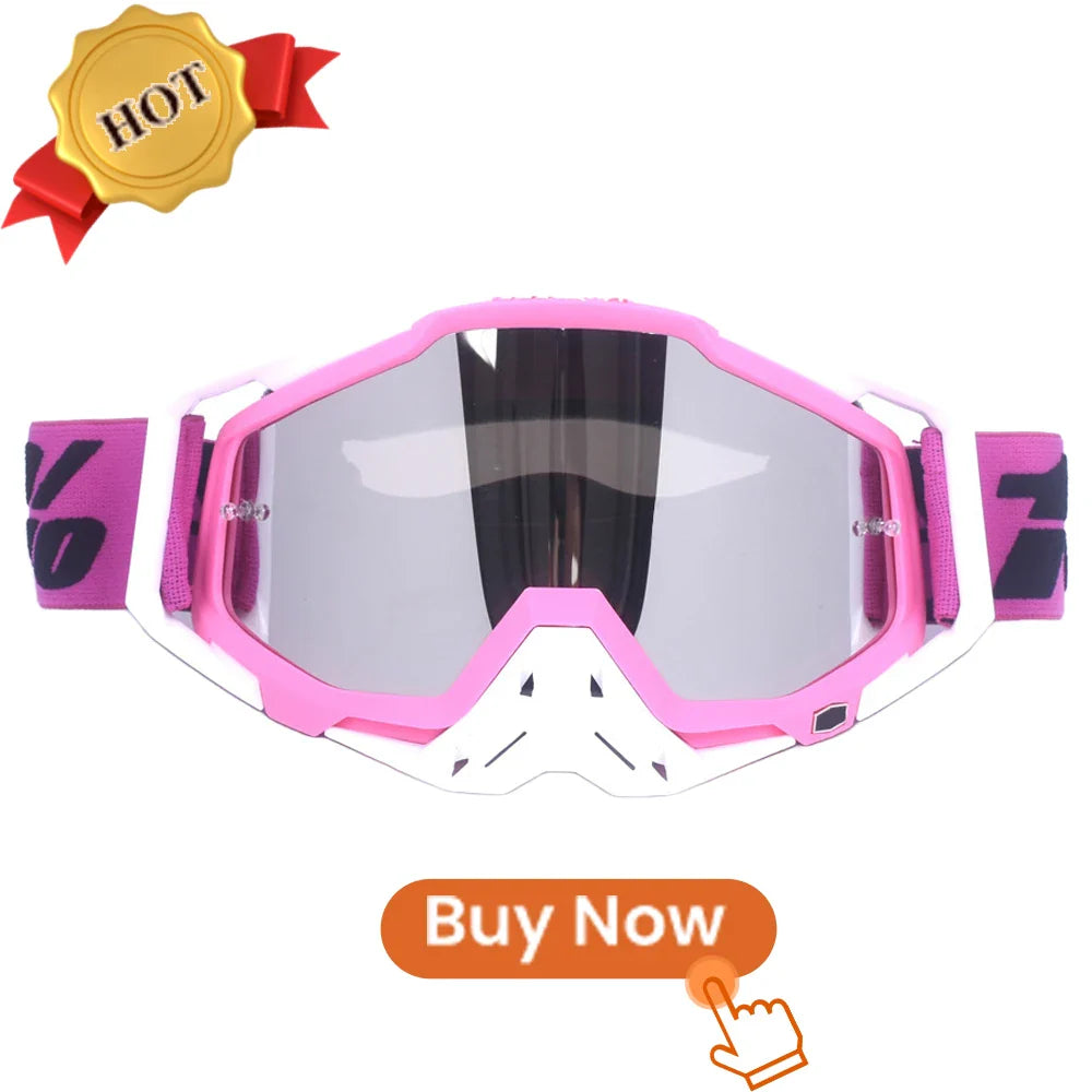 2024 Motocross Goggles Motorcycle Glasses Off-road Cycling Moto Dirt Bike Glasses MX MTB Riding Sunglasses Bike Accessories