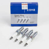 4Pcs/6Pcs 18851-11070 DILKR7A11 Dual Iridium Spark Plug For Hyundai Equus Genesis Kia Optima Quoris Sorento Ignition System