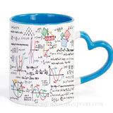 Math Teacher Mugs School Students Cups Mathematics Parabolic Formulas Drinkware Geek Nerd Tea Coffee Mugen Coffeeware Teaware