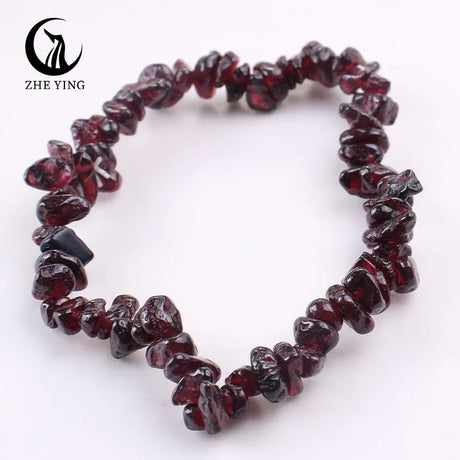 Stretch Natural 5-8mm Chips Bead Bracelet Healing Crystal Energy Fashion Jewelry for Women Men Girl Birthday Gift