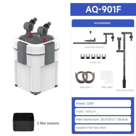 UV Lamp New Arrival white Color Aquarium External Canister Filter Equipments Fish Tank And Pond Aquariums Accessories Pump