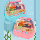 Aquarium  Tank Decoration ,Cartoon with Music with Moving  Mini