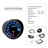 Universal 2" 52mm 10 Color LED 12V Racing Turbo Boost Gauge RPM Tachometer Water Oil Temperature Meter Red Pointer With Sensor