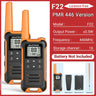 2PCS Baofeng F22 Walkie Talkie Portable Mini Communication Radio Profesional PMR446 /FRS Talkie Walkies Transceiver Radio