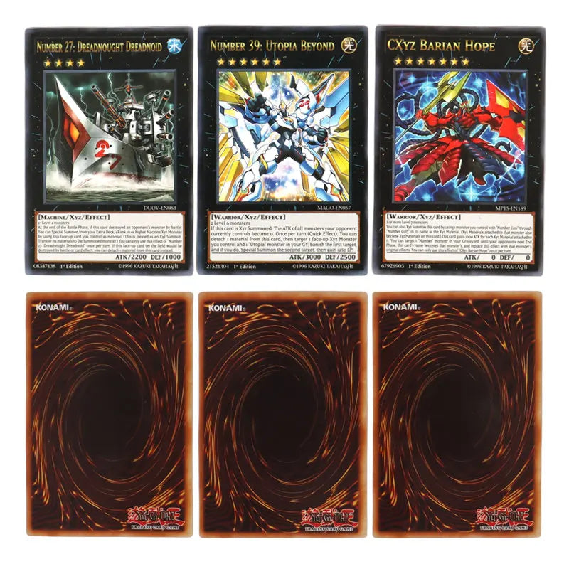 148 Pcs Yugioh Card SER Letter in English NO.COMPLETE FILE Number Card Collection YU GI OH ZEXAL XYZ Monster Trading Card Game