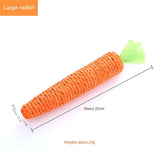 Carrot Shaped Paper Ropes Weave Pet Toy Chew Cat Toy Safe Toy For Kitten Molar Biting Playing Product Interactive Accessory