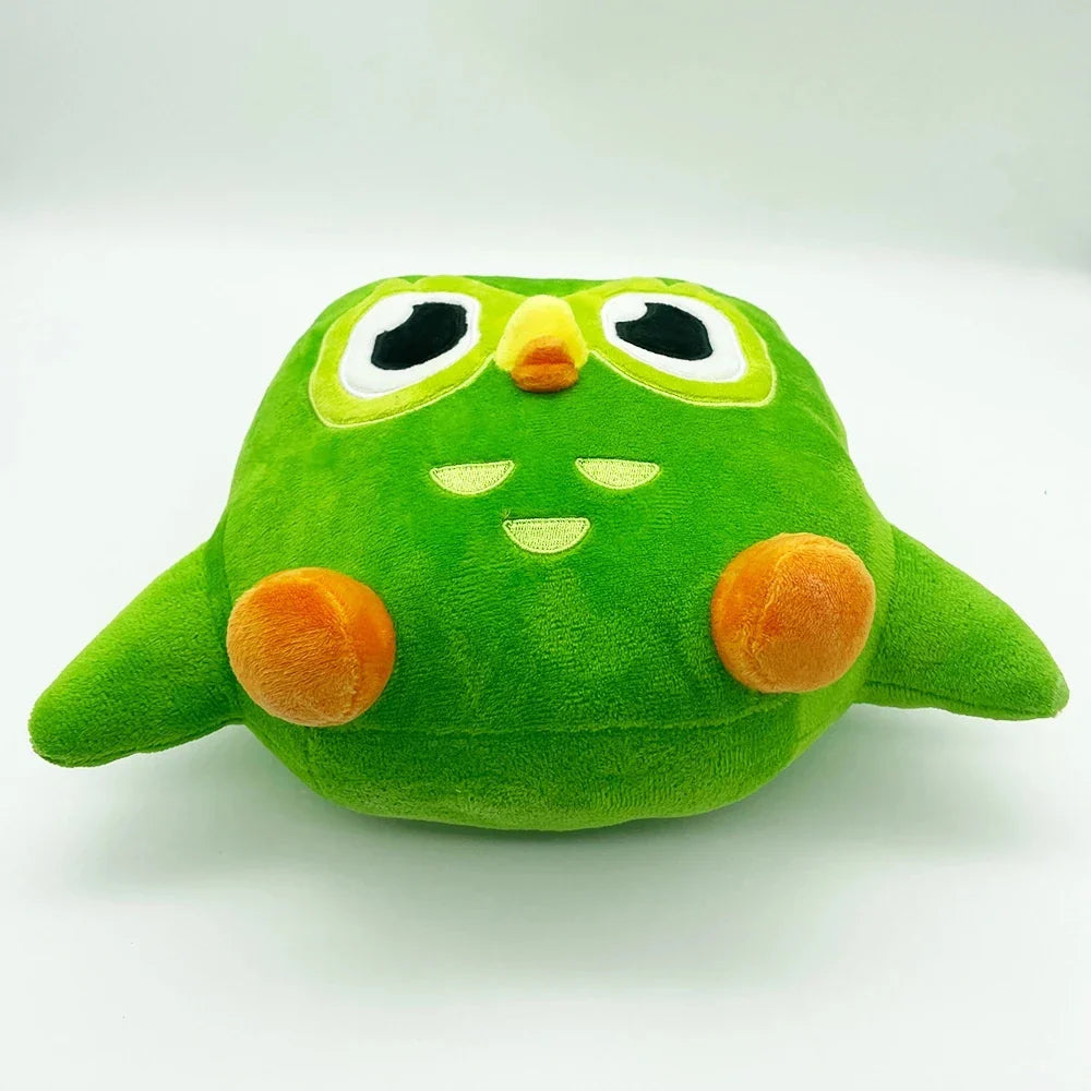 30cm Lovely Green Duo Plushie of Duo The Owl Cartoon Anime Plush Toy Soft Stuffed Animal Plushie Dolls Children Birthday Gift