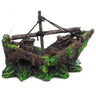 1PC Aquarium Fish Tank Landscape Pirate Ship Wreck Ship Decor Resin Boat Ornament Aquarium Accessories Decoration