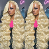 34 30 Inch 613 Hd Lace Frontal Wig 13x6 Body Wave Brazilian 250 Density Blonde Lace Front Wig Human Hair Colored Wigs For Women