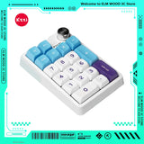 Kzzi K20 Mini Keyboard Keypad Tri Mode Bluetooth Wireless Gasket Mechanical Keyboard Accessory For Computer Office Gaming Gifts