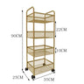 Food Trailer Trolley Rolling Cart Organizer Metal Vegetable Utility Trolley Wine Garden Grocery Archivadores Restaurant Furiture