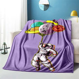 Cartoon Astronaut blanket sofa blanket air conditioning cover blanket blankets for beds cute blanket children‘s blanket