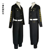 Anime Tokyo Revengers Cosplay Costume Sano Manjiro Mikey Ken Ryuguji Keisuke Baji Cosplay Tokyo Manji Gang Uniform Jacket Coat