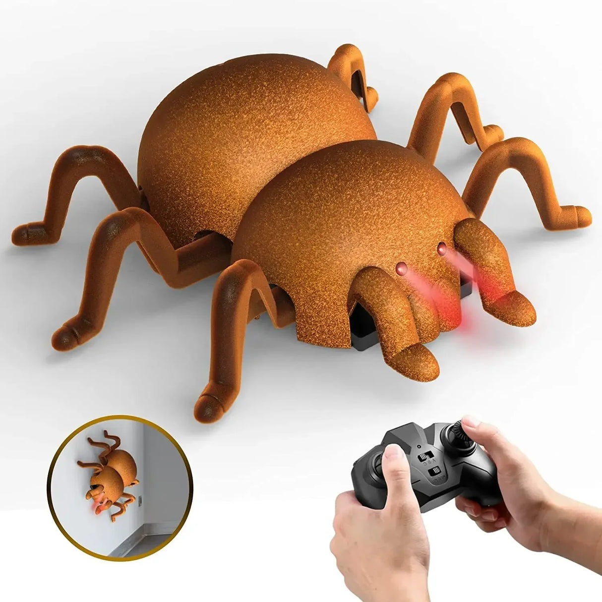 Stunt Wall Climbing Rc Animal Car Remote Control Simulation Spider Horror Halloween Tricky Prank Scary Toy for Kids boy children