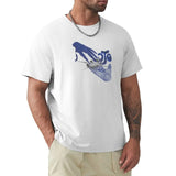 djo T-Shirt summer clothes blacks plain white t shirts men