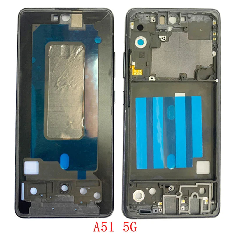 Middle Frame LCD Bezel Plate Panel Chassis Housing For Samsung A71 5G A716 A51 5G A516 Phone Metal Middle Frame Repair Parts