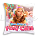 Cute Like Nastya Pillow Case Girls Pillowcase Sofa Bedroom Cushion Covers Home Decoration Kids Lovely Gifts 45*45cm Pillow Cover