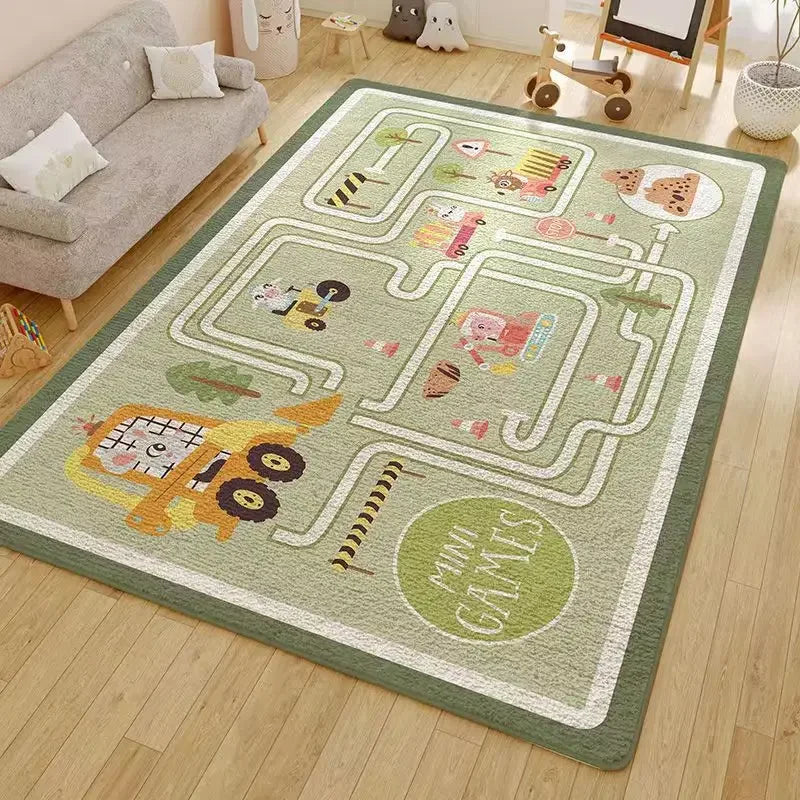 Thickened Soft Plush Non-slip Carpet for Living Room Design Sofa Rugs Tea Table Children’s Floor Mats Decoration Bedroom Home