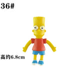 NJ Croce The Simpsonas Figure Bendable Doll Ornaments Accessories Fantasy Figurines Children Present